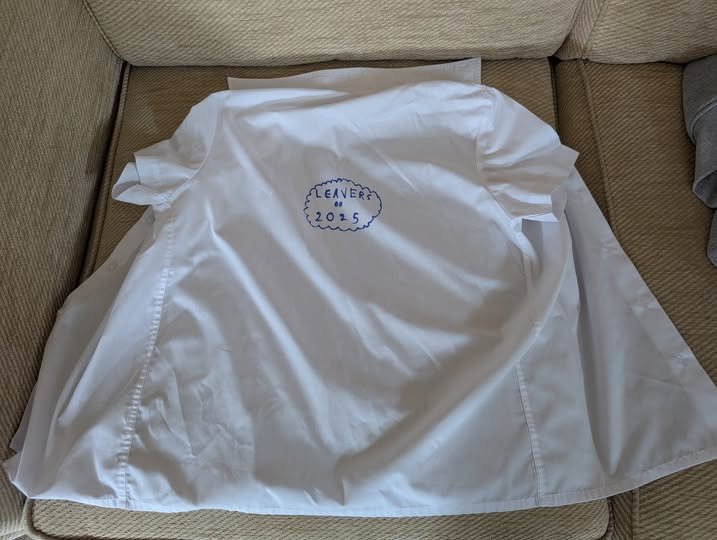 The Unsigned Shirts for SEND School Leavers 2025′