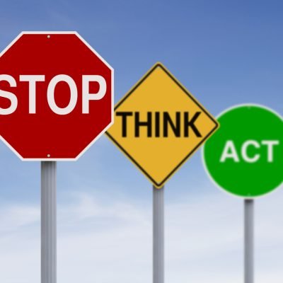 Modified road signs with a safety concept