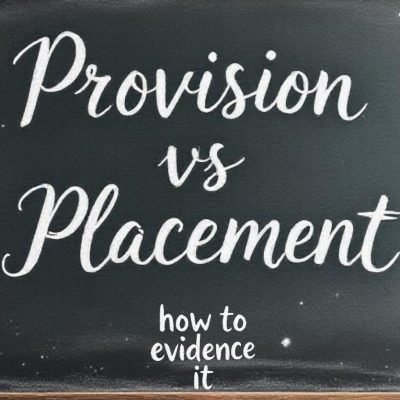 Provision vs Placement: Why Parents Must Get This Right (and How to Evidence It)